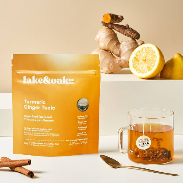 Turmeric Ginger Tonic - Superfood Tea - Freshie & Zero Studio Shop
