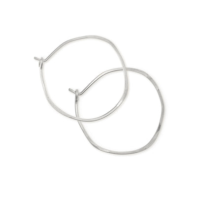 minimal organic circle hoops - small | Freshie & Zero