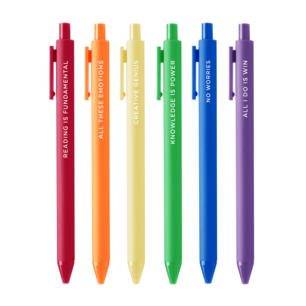 Pack of 6 Gel Pens - Killin' It - Freshie & Zero Studio Shop