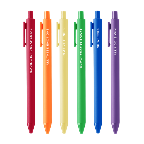Pack of 6 Gel Pens - Killin' It - Freshie & Zero Studio Shop
