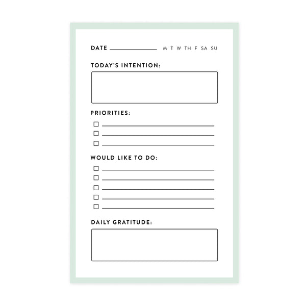 Daily Planner Notepad - Freshie & Zero Studio Shop