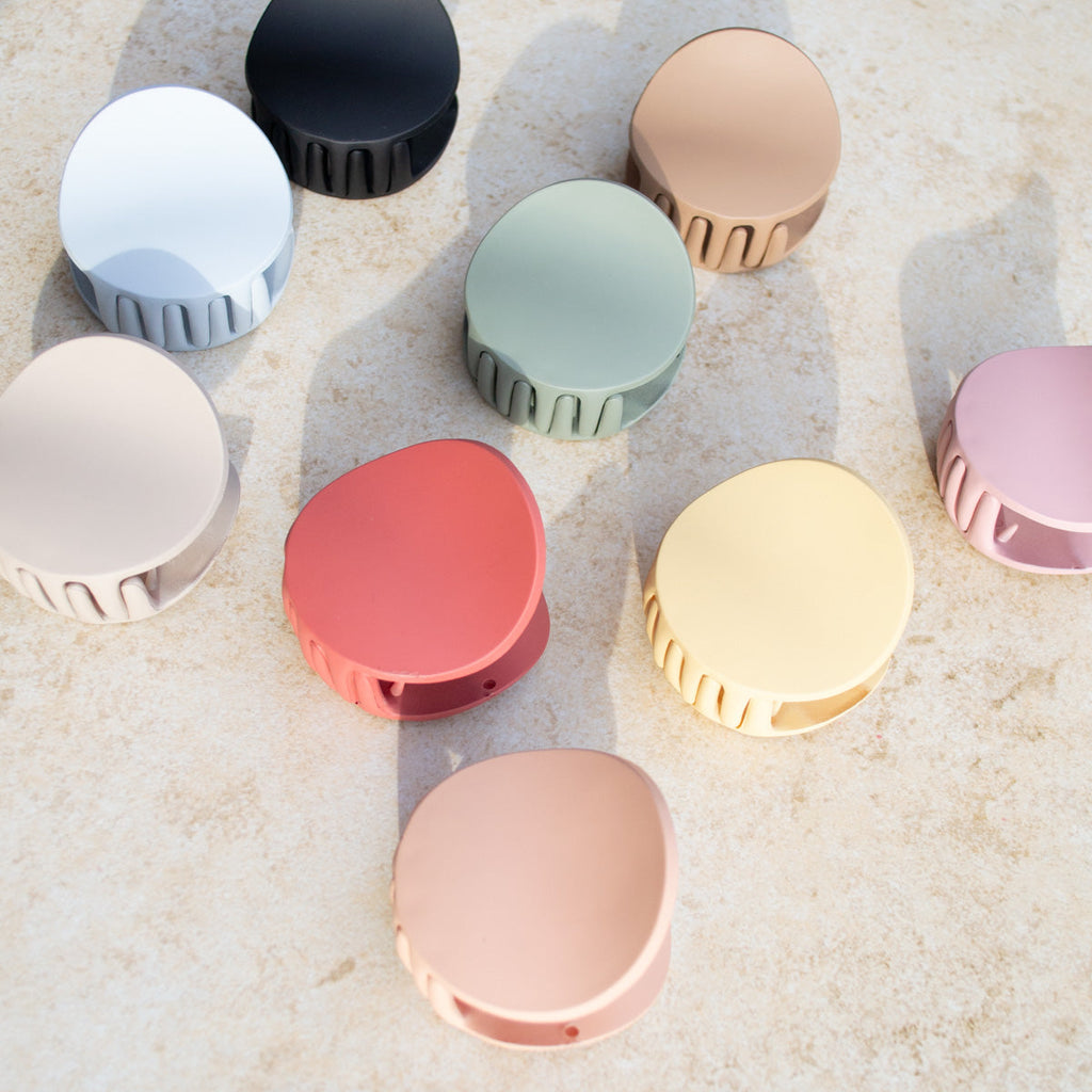 Minimalist Circle Hair Clip - Blue - Freshie & Zero