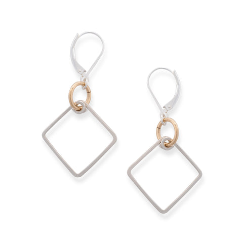 Freshie & Zero Hopscotch earrings featuring colorful, geometric hoop design with intricate details for a stylish look.
