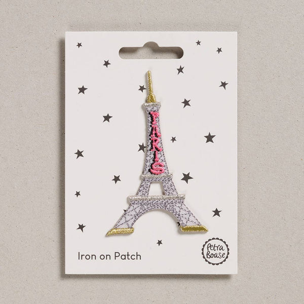 Iron on Patch - Paris Eiffel Tower - Freshie & Zero Studio Shop