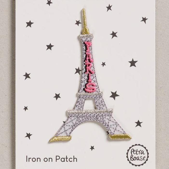 Iron on Patch - Paris Eiffel Tower - Freshie & Zero Studio Shop