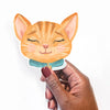 Vinyl Sticker - Ginger Cat - Freshie & Zero Studio Shop