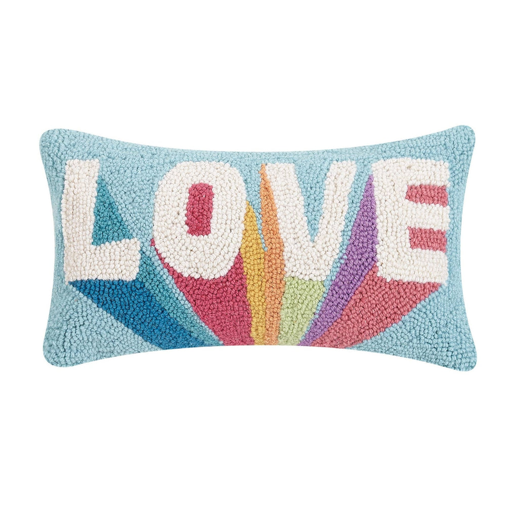 Colorful Love Hook Pillow - Freshie & Zero Studio Shop