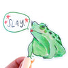 Slay Frog Vinyl Sticker - Freshie & Zero Studio Shop