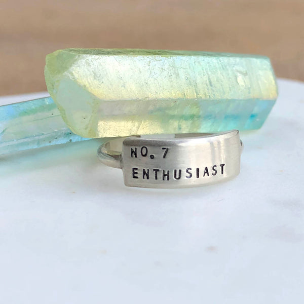 Enneagram Type Handmade Ring - Freshie & Zero