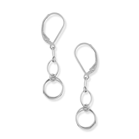 Freshie & Zero Claire earrings featuring delicate silver hoops with intricate detailing, perfect for everyday wear.