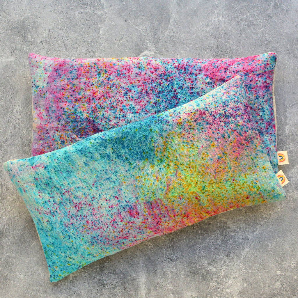 Bright Dust Dye Rainbow Weighted Eye Pillow - Freshie & Zero Studio Shop