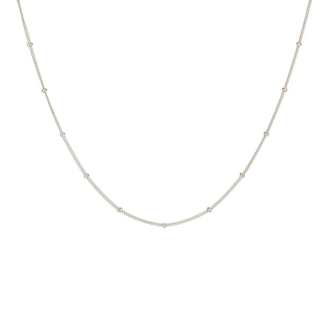 Gold Bellini layering chain necklace by Freshie & Zero, featuring delicate interlinked chain design for layered jewelry style.
