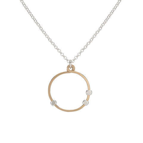 Freshie & Zero Cosmos Mini Necklace featuring a delicate celestial pendant on a thin chain.