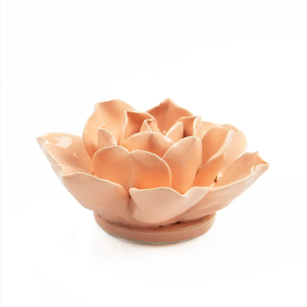Ceramic Pink Flower - Chive - Freshie & Zero Studio Shop