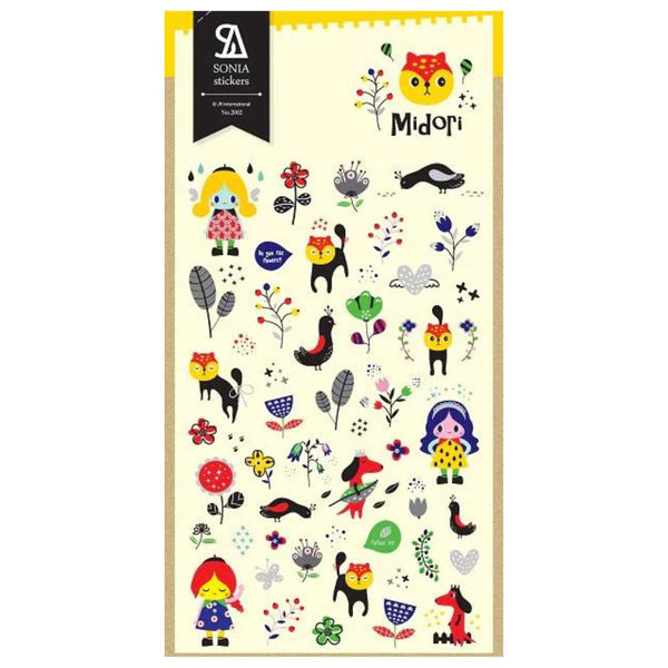 Korean Paper Stickers: Sonia J - Freshie & Zero Studio Shop