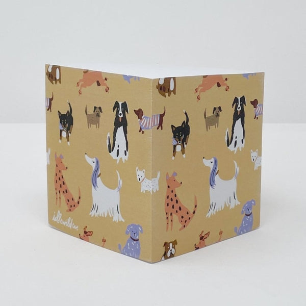 Sticky Note Cube by Idlewild: Dogs - Freshie & Zero Studio Shop