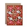 Thank You Card Rust Lilies: Set of 8 - Freshie & Zero Studio Shop