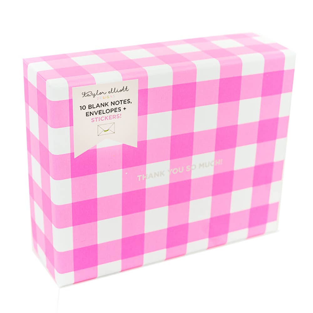Thank You So Much Boxed Note Cards - Set of 10 - Freshie & Zero Studio Shop