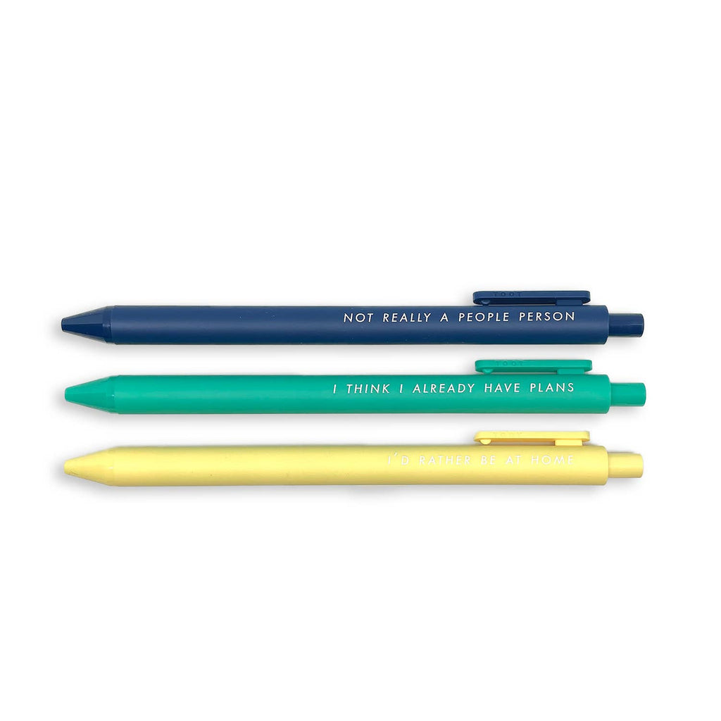 Pens for Introverts - Freshie & Zero Studio Shop