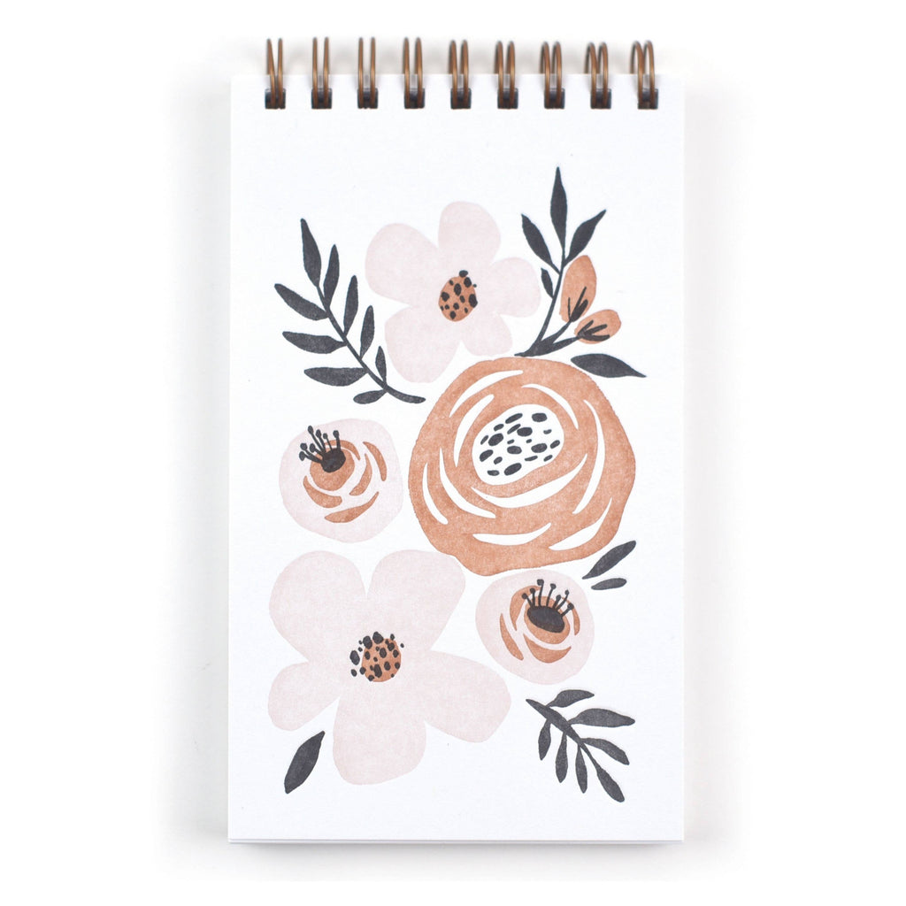 Folk Floral - Reporter Notebook - Freshie & Zero Studio Shop