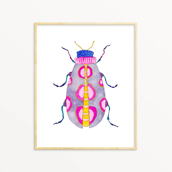 Snoogs & Wilde 5x7 Art Print ~ Beetle #30 - Freshie & Zero Studio Shop