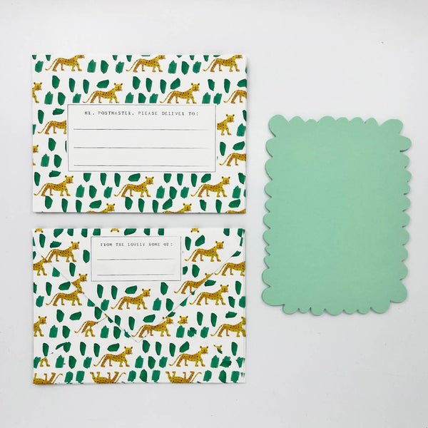 Leopard Notecards by Mr. Boddington's Studio - Freshie & Zero Studio Shop