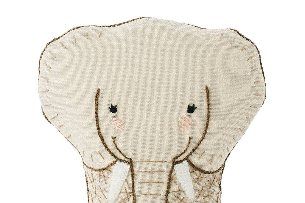 Embroidery Kit, Elephant | Level 1 - Freshie & Zero Studio Shop