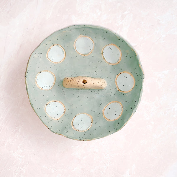 Dots Incense Holder by Honey & Luster - Freshie & Zero Studio Shop