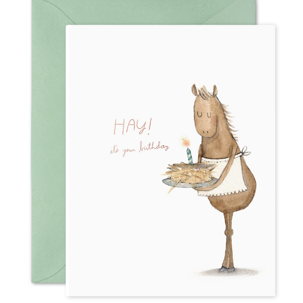 E. Frances Cards - Birthday Horse - Freshie & Zero Studio Shop