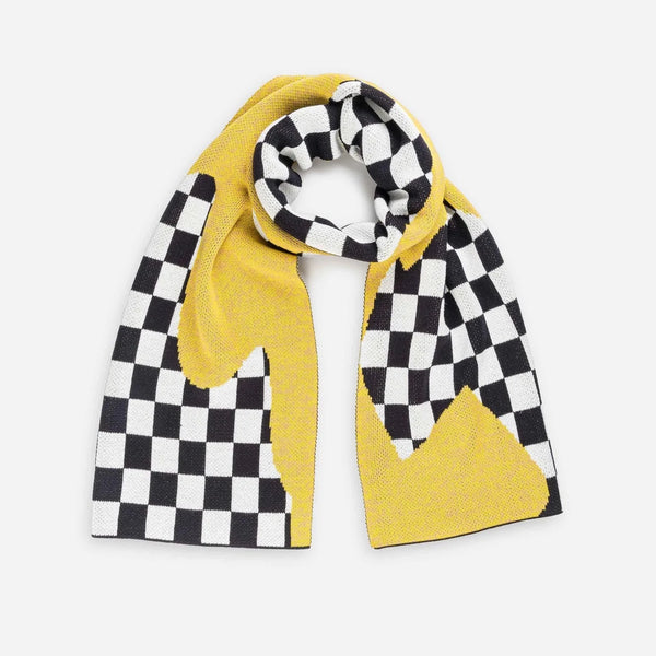 Checkerboard Spill Scarf by Verloop - Freshie & Zero Studio Shop