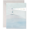 Here For You Lighthouse Card by E. Frances Paper - Freshie & Zero Studio Shop