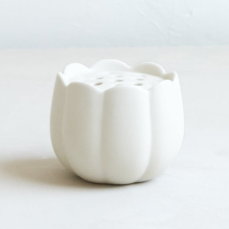 Ceramic Flower Frog Vase - Freshie & Zero Studio Shop