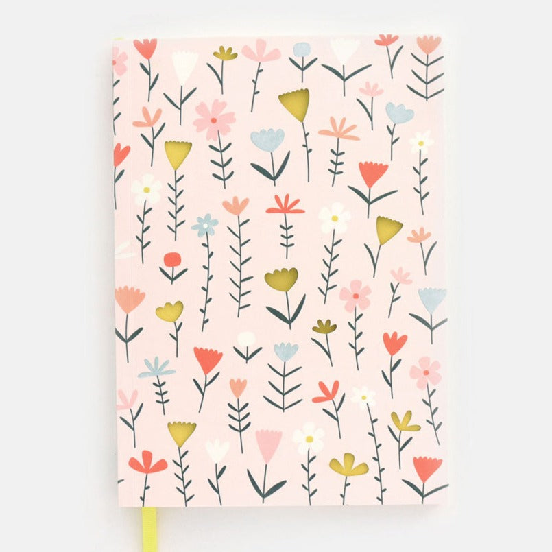 Softback Notebook: Floral Cut Out - Freshie & Zero Studio Shop