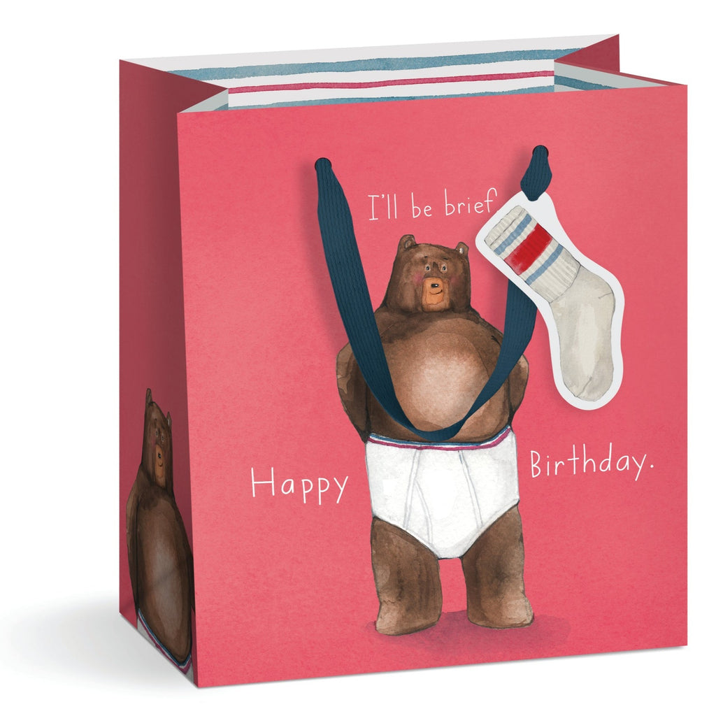 Gift Bag by E. Frances: Birthday Briefs Bear - Freshie & Zero Studio Shop
