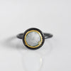Cushion Gemstone with Diamond Felix Z Ring - Freshie & Zero Studio Shop