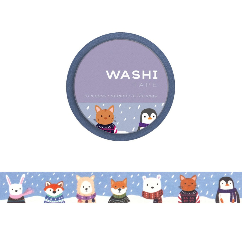 animals in sweaters washi tape by girl of all work