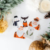 Illustrated Santa Sticker - Freshie & Zero Studio Shop