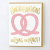 Congratulations On Tying The Knot Card - Freshie & Zero Studio Shop