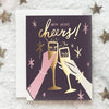 Idlewild card: Cheers New Years Set of 8 Cards - Freshie & Zero Studio Shop