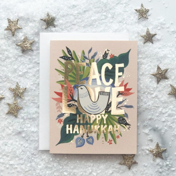 Idlewild card: Peace Hanukkah Set of 8 Cards - Freshie & Zero Studio Shop