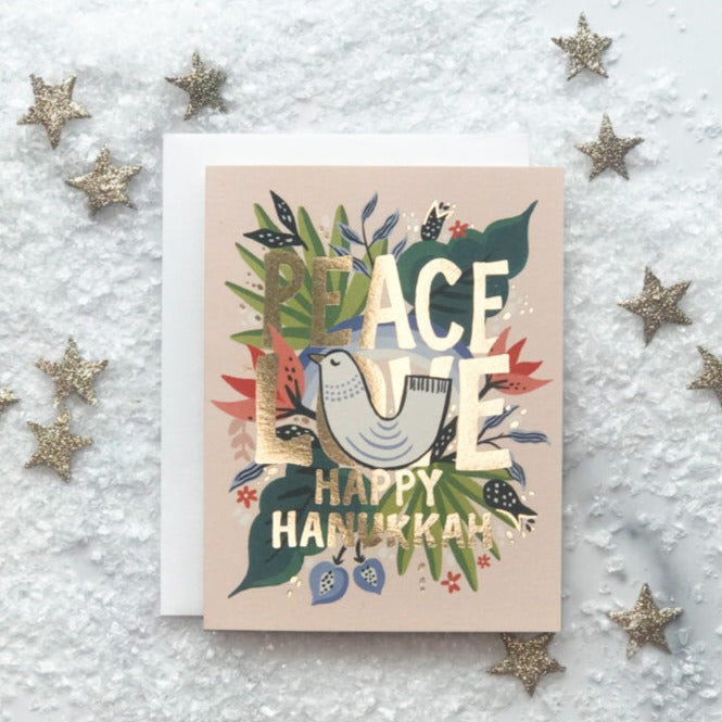 Idlewild card: Peace Hanukkah Set of 8 Cards - Freshie & Zero Studio Shop