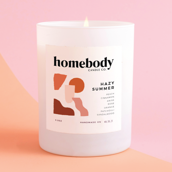 Homebody Candle: Hazy Summer - Freshie & Zero Studio Shop