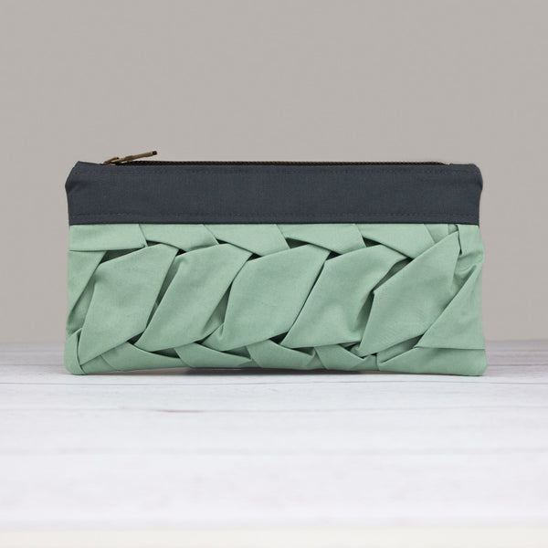 Poppy Origami Makeup Pouch in Mint - Freshie & Zero Studio Shop