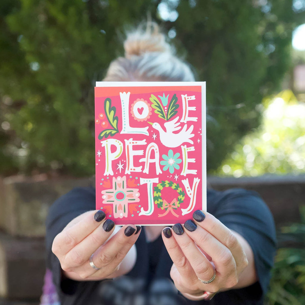 Idlewild Card: Love Peace Joy - Freshie & Zero