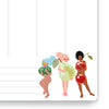 Weekly Planner Notepad: Fruity Ladies - Freshie & Zero Studio Shop