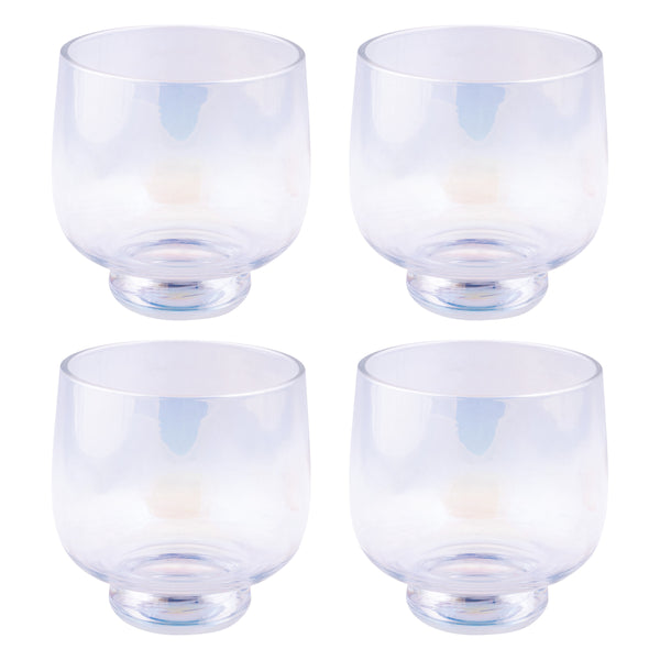 Iridescent Double Old Fashioned Glass - Freshie & Zero Studio Shop