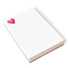 Chunky Heart Lines Notepad by E. Frances Paper - Freshie & Zero