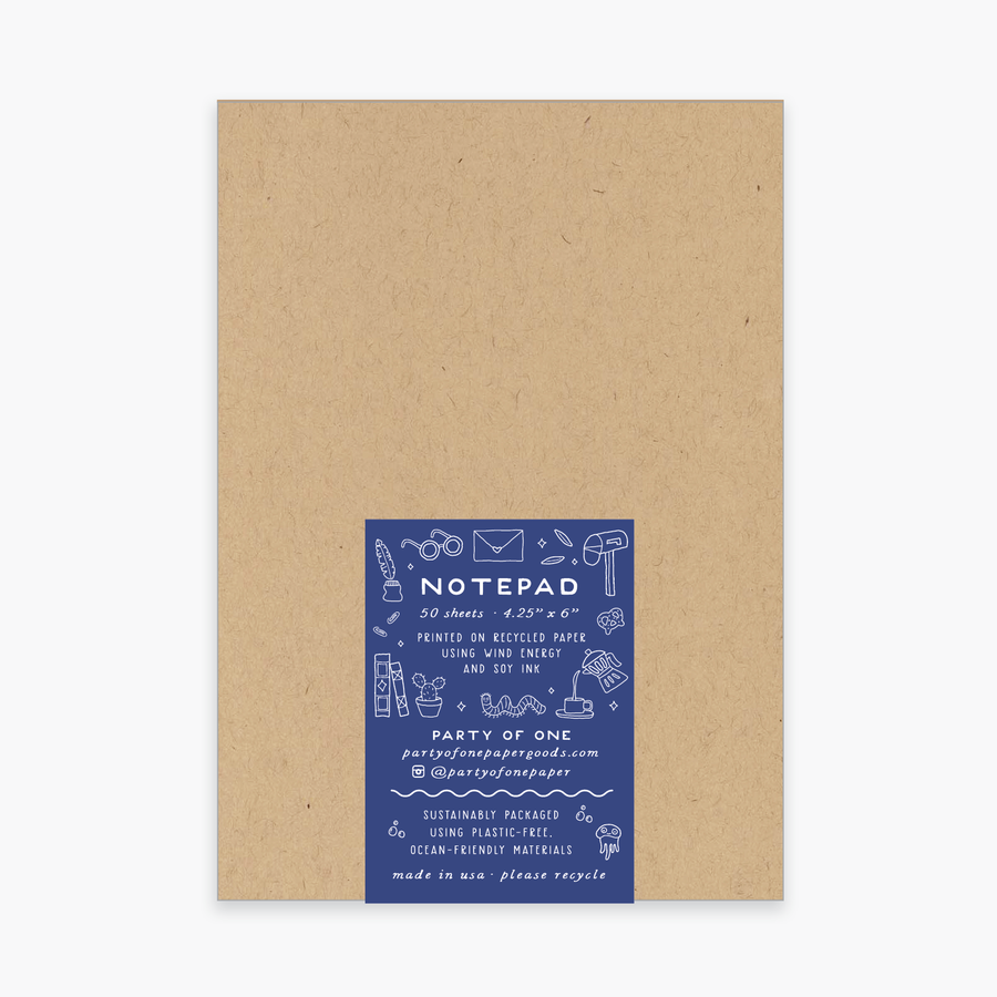 Deal With It Cat Notepad - Freshie & Zero