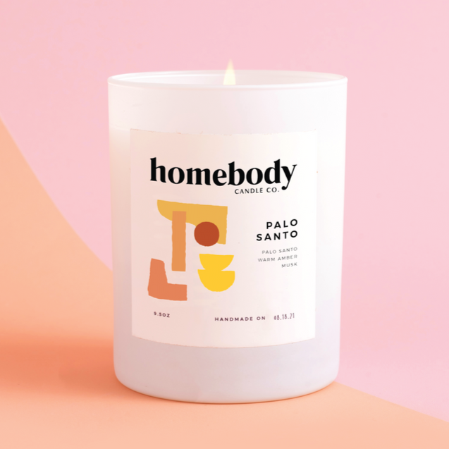 Homebody Candle: Palo Santo - Freshie & Zero Studio Shop