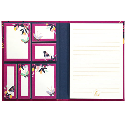 Sara Miller: Butterfly Orchard Sticky Notes & List Pad - Freshie & Zero Studio Shop